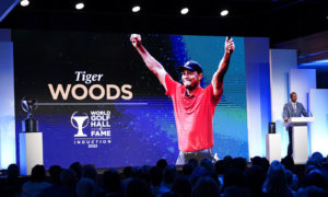 World Golf Hall of Fame honors Tiger Woods