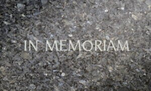 In,Memoriam,Inscribed,In,A,Marble,Grave,Stone