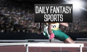 A picture of "daily fantasy sports" clearing a hurdle for a story about the Florida DFS bills clearing a senate committee