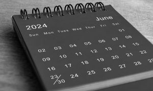 A calendar of June 2024