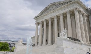 A picture of the Supreme Court in April 2024