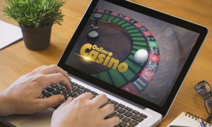 A stock photo of an online casino