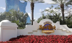 The Seminole Tribe's flagship casino, the Hard Rock Hotel & Casino in Hollywood, Fla.