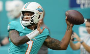 Miami Dolphins quarterback Tua Tagovailoa