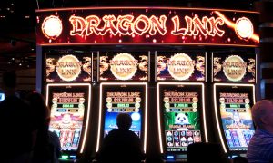 A Dragon Link slot machine
