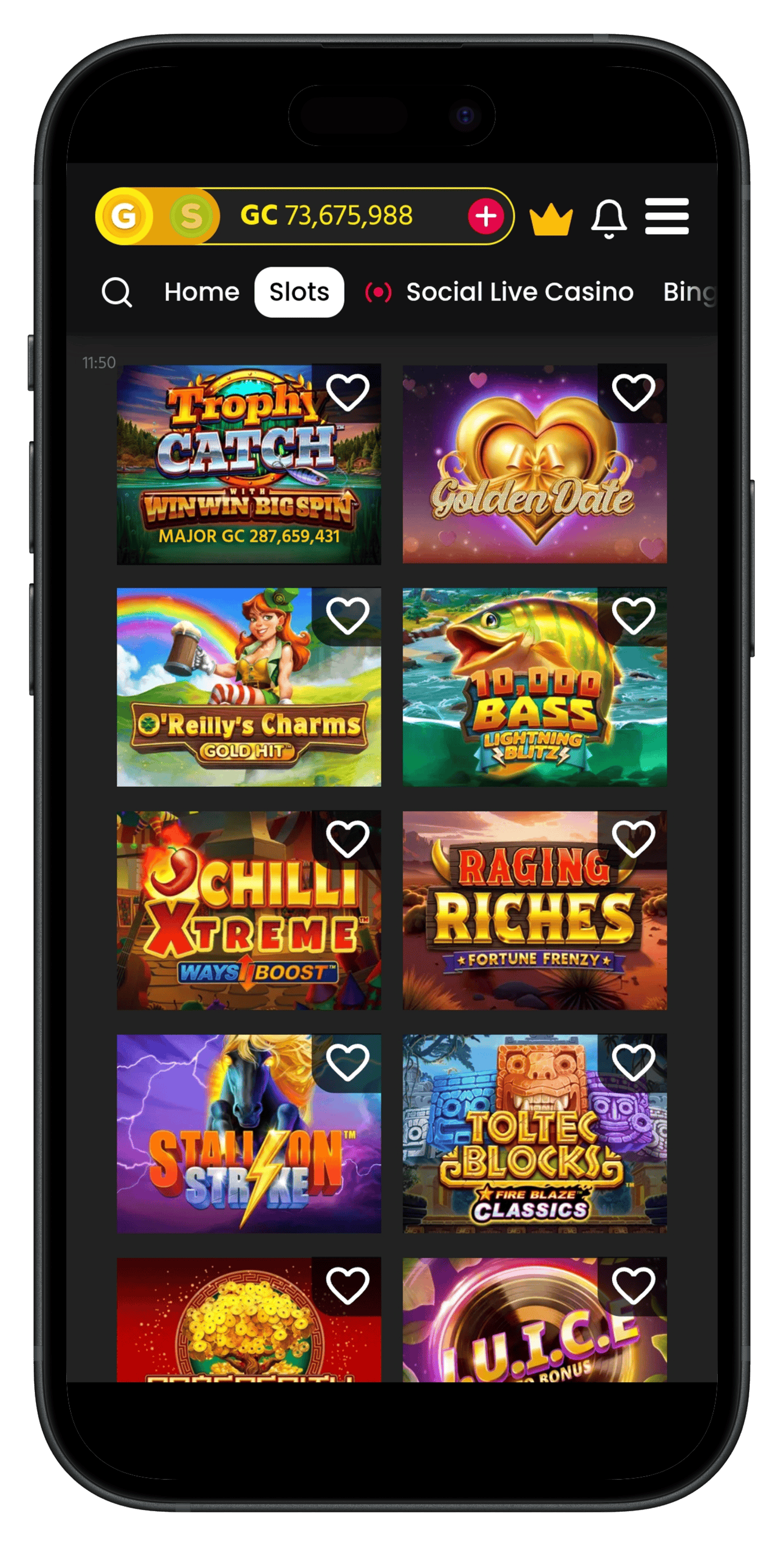 Chumba Casino Slots Screenshot-portrait