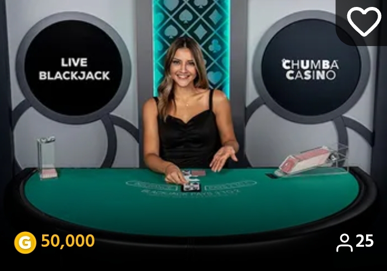 Live Blackjack Screenshot