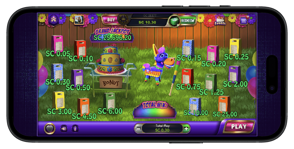 LuckyLand Pinata Game
