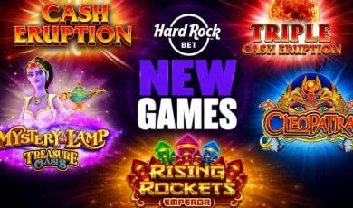 New games on Hard Rock Bet's Florida platform.